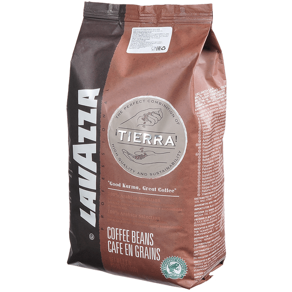 Кофе зерновой Лавацца тиерра 1 кг