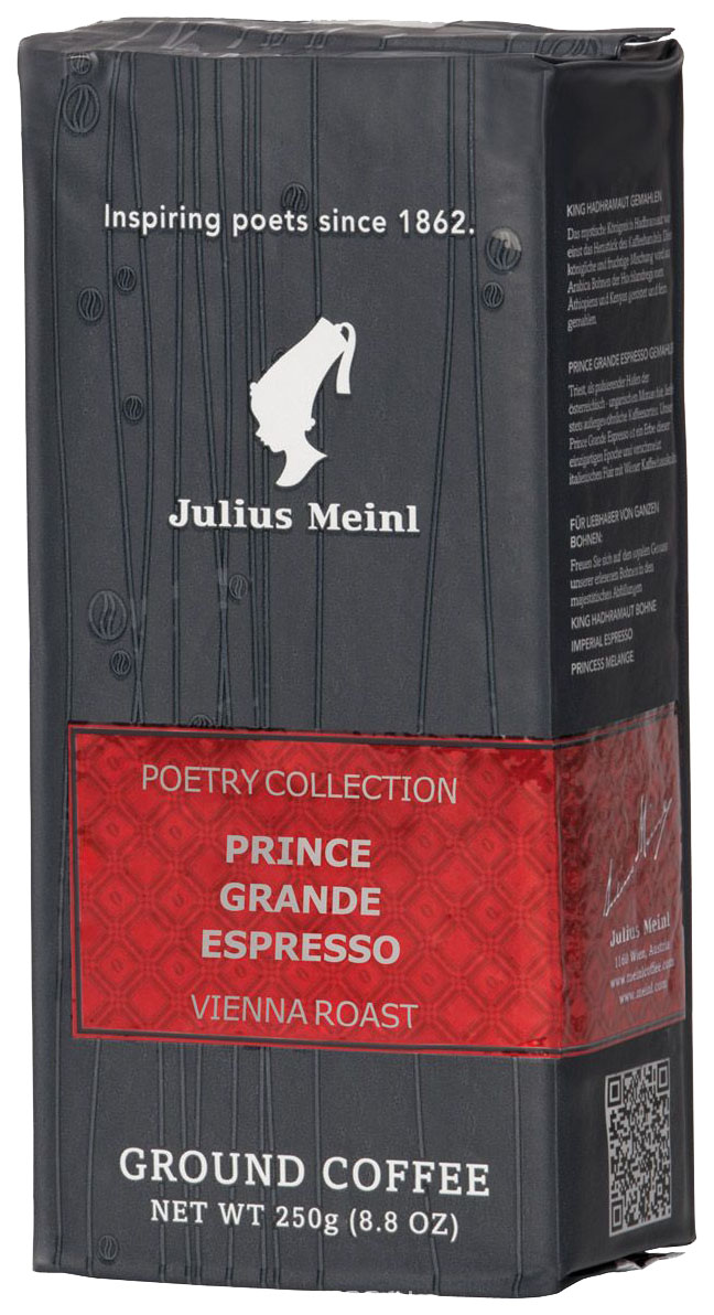 Кофе Julius Meinl prince grande espresso молотый жареный 250 г