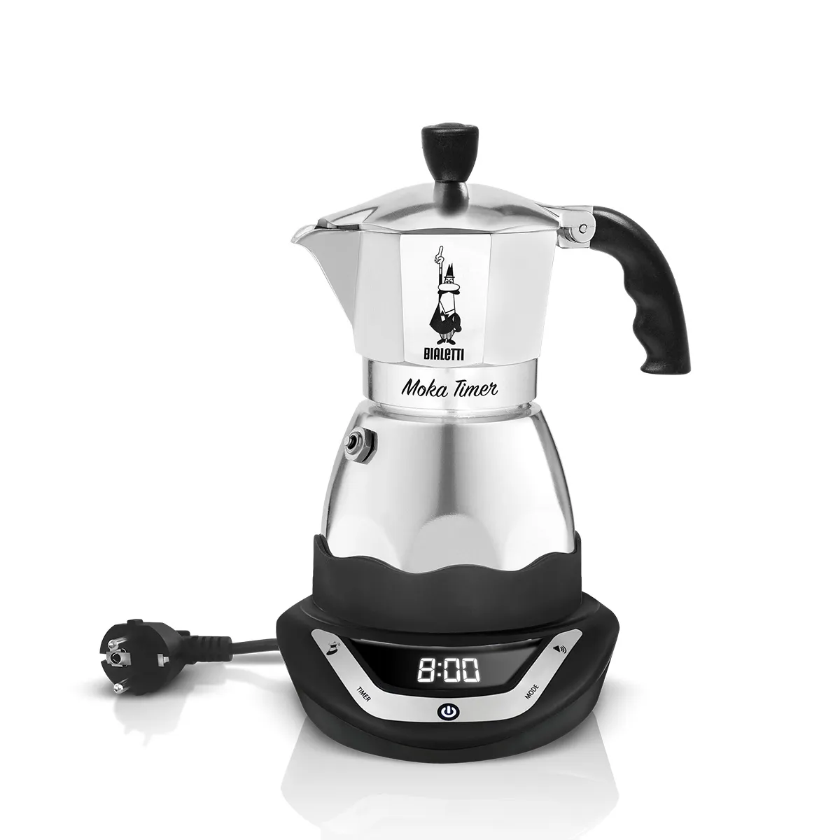 Электрическая гейзерная кофеварка Bialetti Moka Timer 3