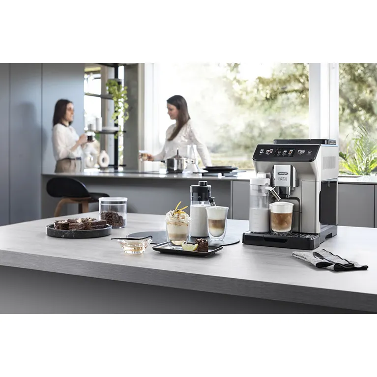 Кофемашина автоматическая Delonghi ECAM450.55.S Eletta Explore серебристый