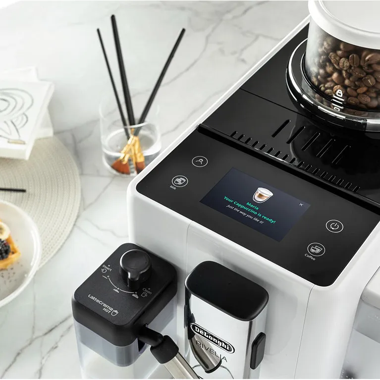 Кофемашина автоматическая DeLonghi EXAM440.55.W Rivelia Perfetto белый