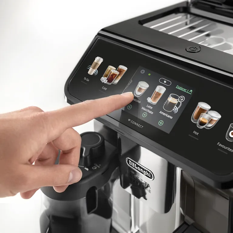 Кофемашина автоматическая Delonghi ECAM450.65.S Eletta Explore серебристый
