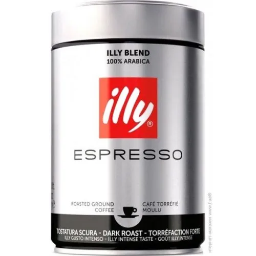 Кофе молотый ILLY темная обжарка 250 г