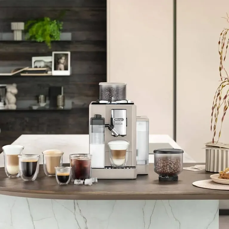 Кофемашина автоматическая DeLonghi EXAM440.55.BG Rivelia Perfetto бежевый