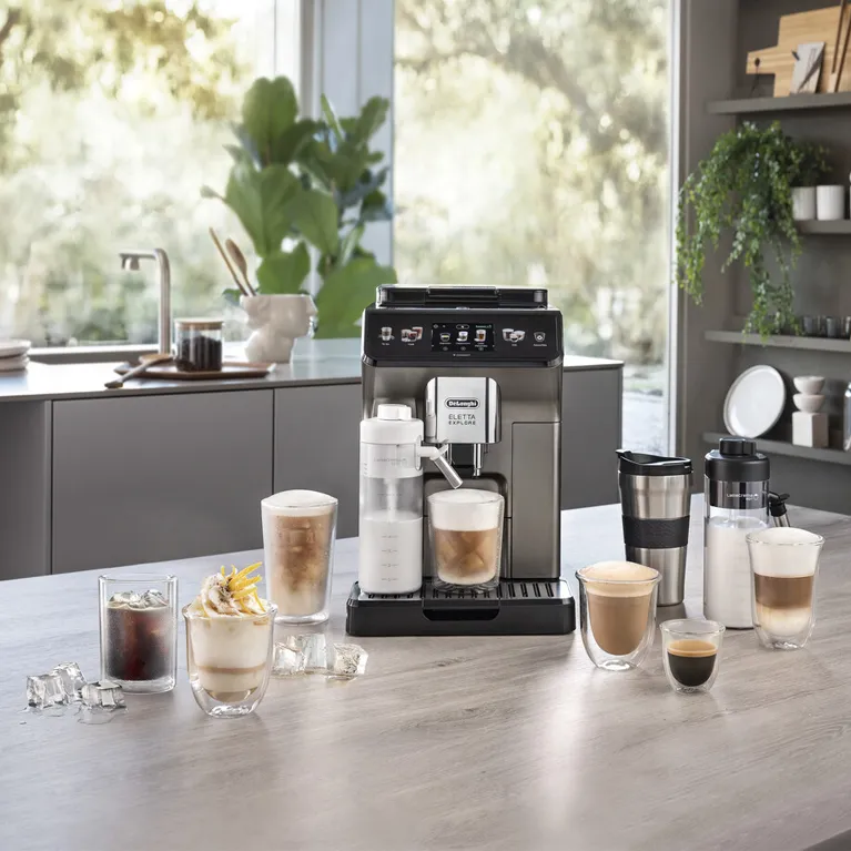Кофемашина автоматическая Delonghi ECAM450.65.S Eletta Explore серебристый