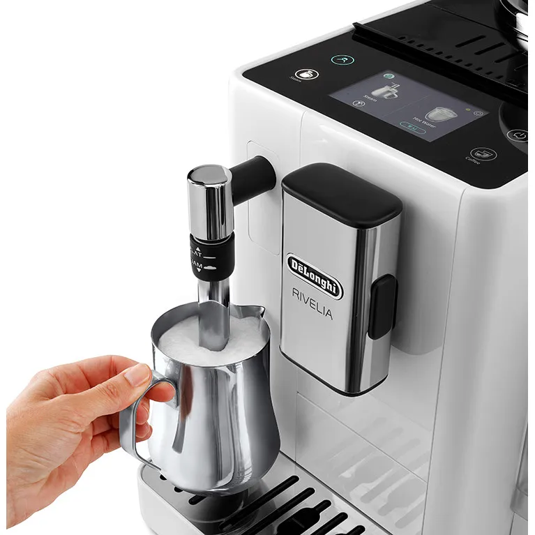 Кофемашина автоматическая Delonghi EXAM440.35.W Rivelia белый