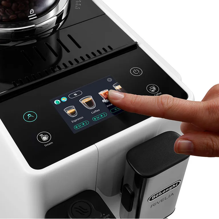 Кофемашина автоматическая Delonghi EXAM440.35.W Rivelia белый