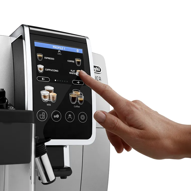 Кофемашина автоматическая DeLonghi ECAM380.85.SB Dinamica Plus серебристый