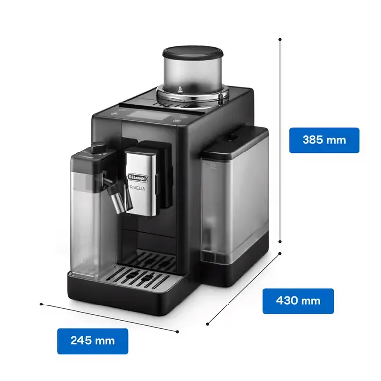 Кофемашина автоматическая DeLonghi EXAM440.55.B Rivelia Perfetto чёрный