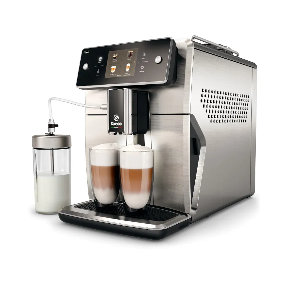 Кофемашина автоматическая Saeco Xelsis SM7685/00 Серебристый, черный