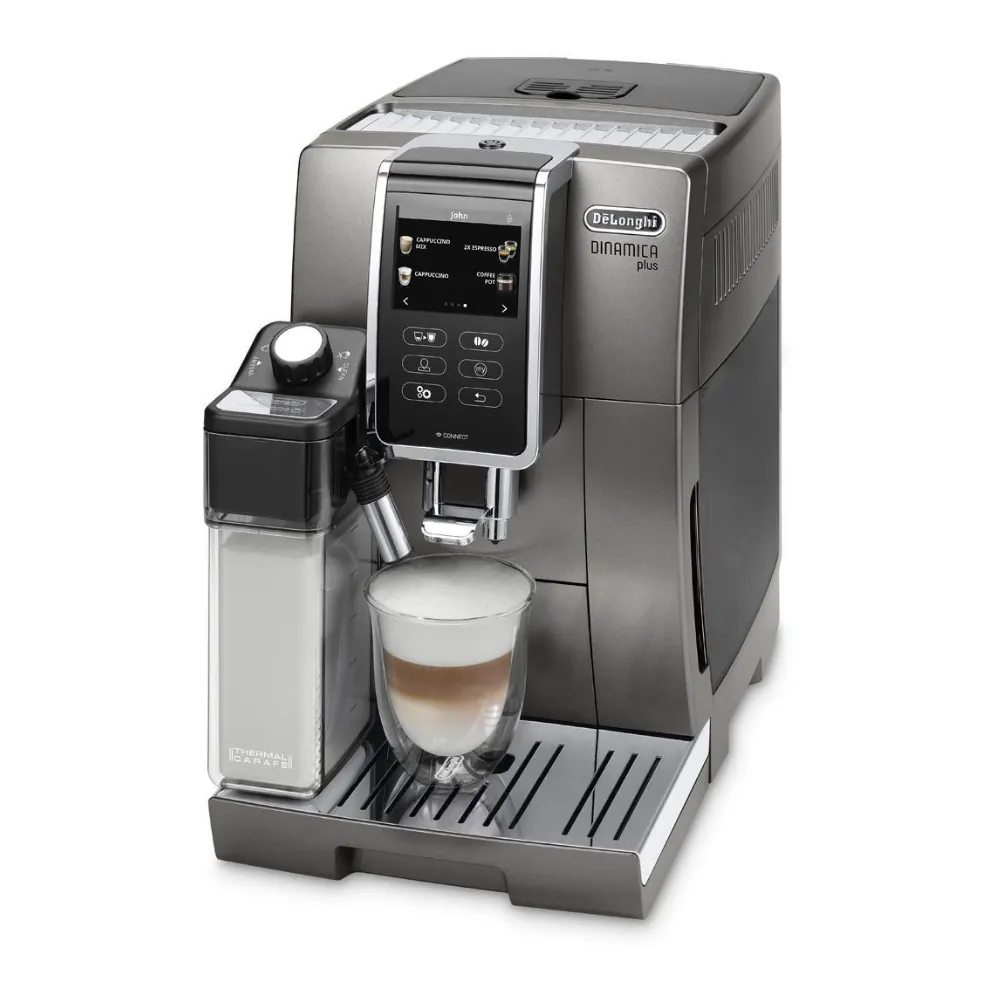 Кофемашина автоматическая DeLonghi Dinamica Plus ECAM370.95.T титан