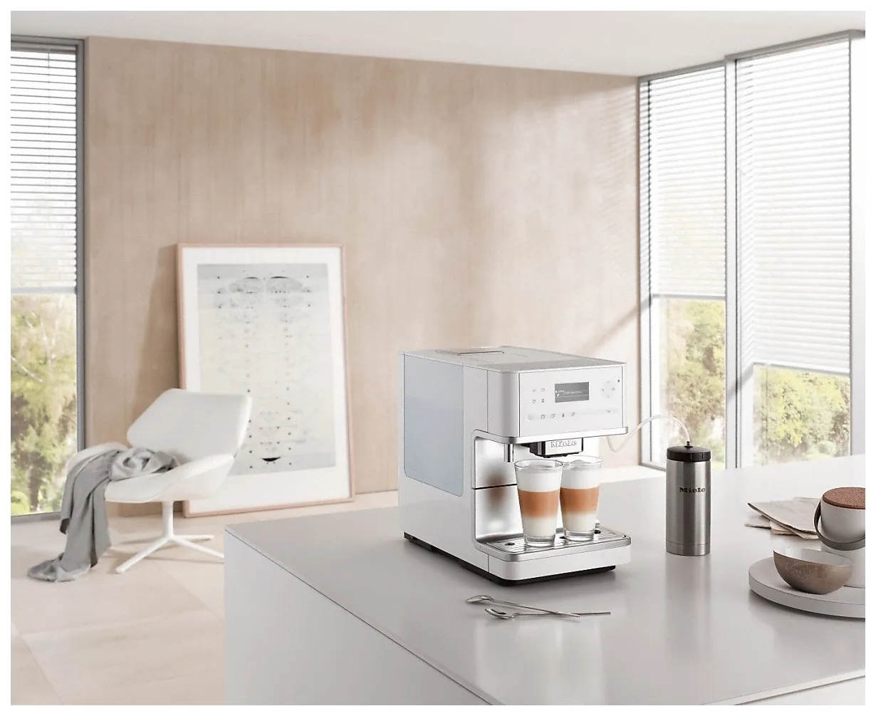 Кофемашина автоматическая Miele CM 6350 цвет Белый; Серебристый