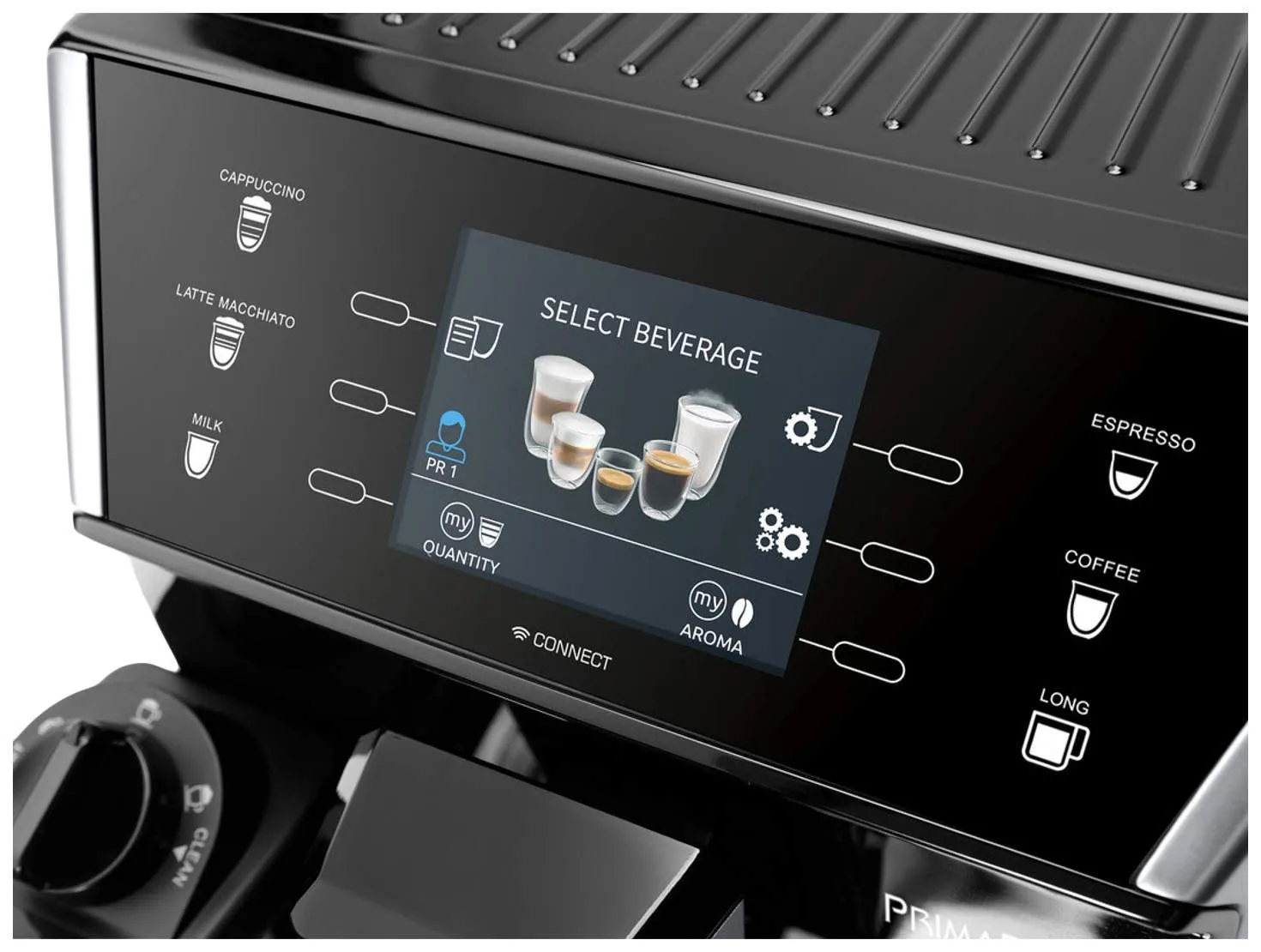 Кофемашина автоматическая DeLonghi PrimaDonna Class ECAM550.55.SB Серебристая, черная