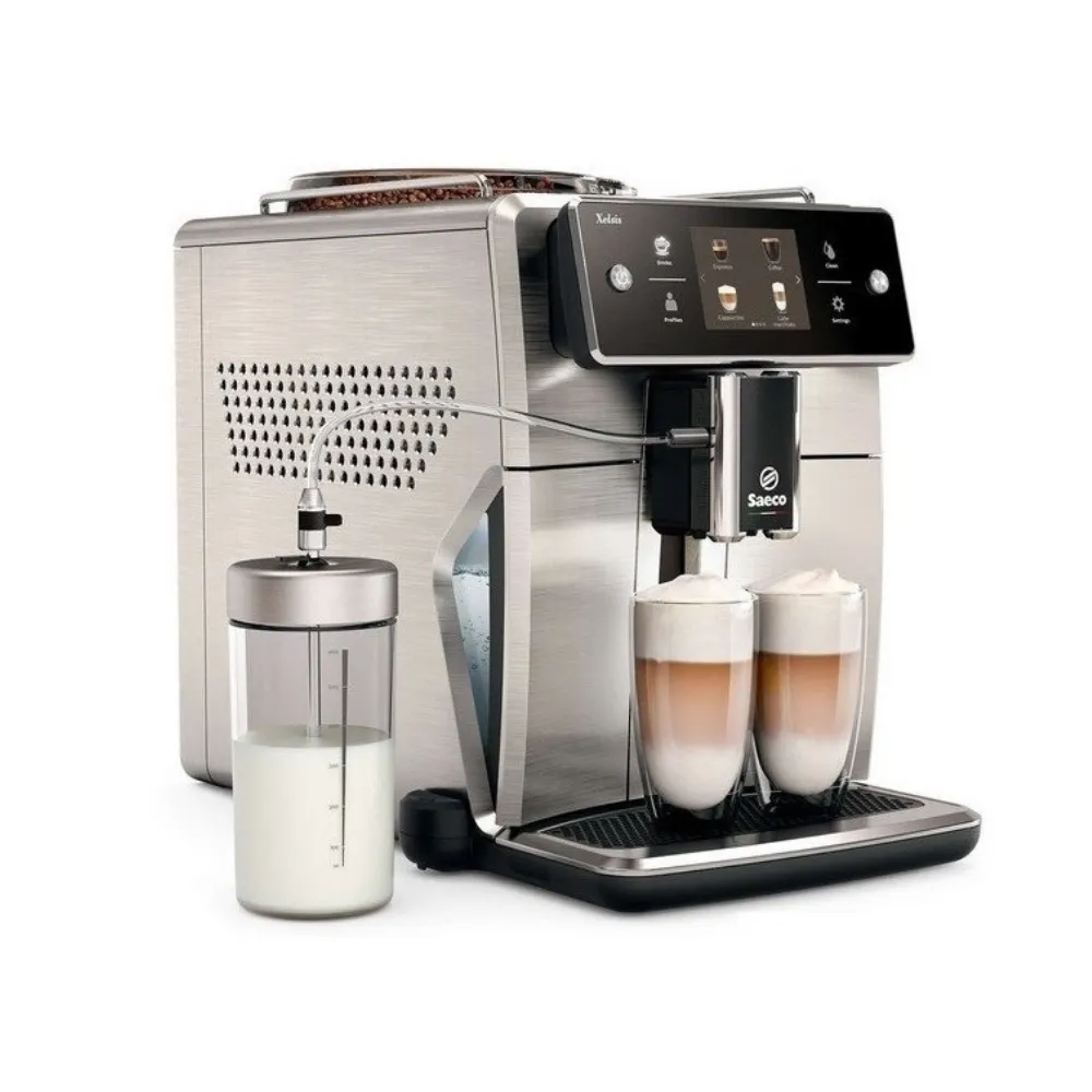 Кофемашина автоматическая Saeco Xelsis SM7685/00 Серебристый, черный