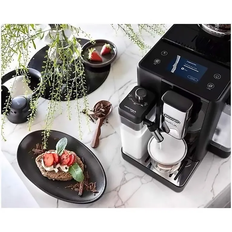 Кофемашина автоматическая DeLonghi EXAM440.55.B Rivelia Perfetto чёрный