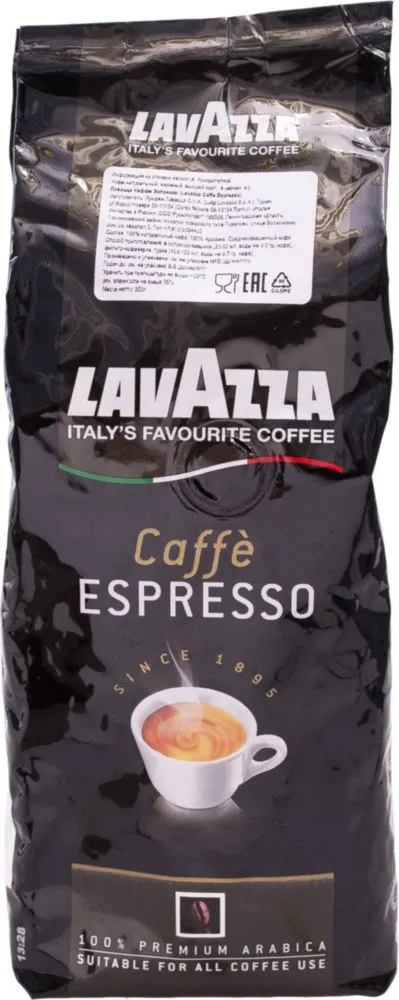 Кофе в зернах LavAzza caffe espresso 250 г