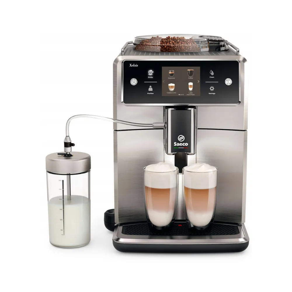 Кофемашина автоматическая Saeco Xelsis SM7683/00 Нержавеющая сталь, черный