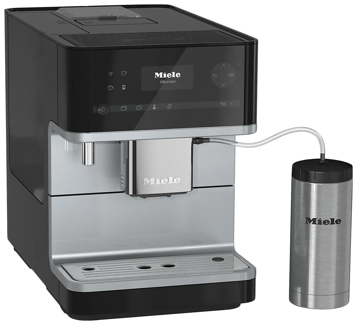 Кофемашина автоматическая Miele CM 6350 цвет Серебристый; Черный