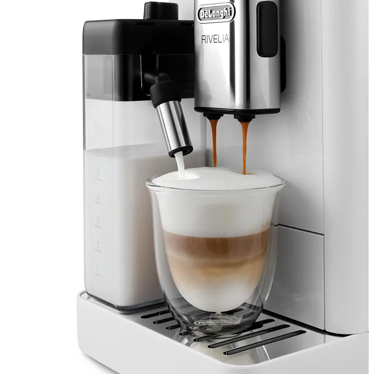 Кофемашина автоматическая DeLonghi EXAM440.55.W Rivelia Perfetto белый