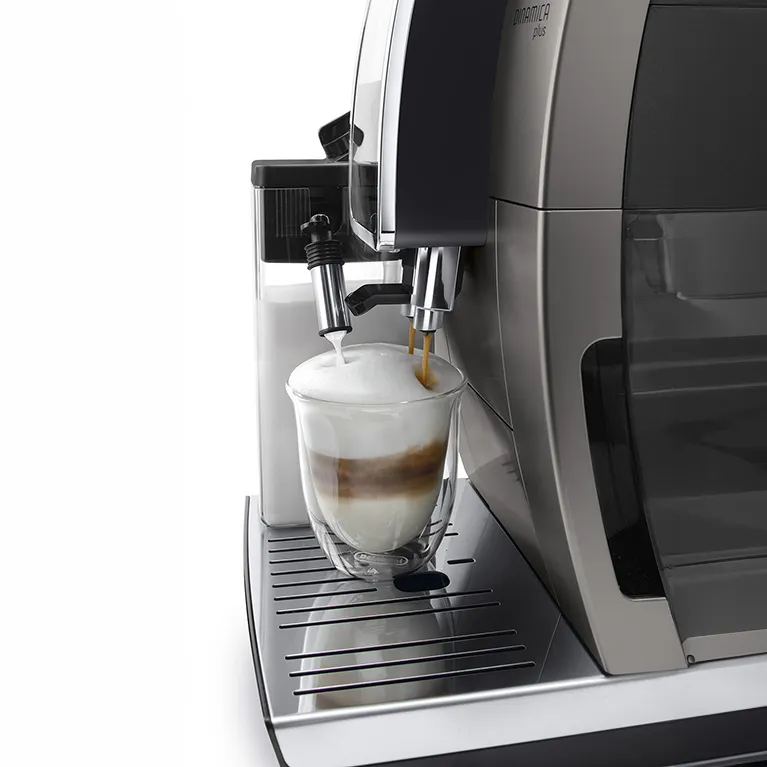 Кофемашина автоматическая DeLonghi ECAM380.95.TB Dinamica Plus титановый