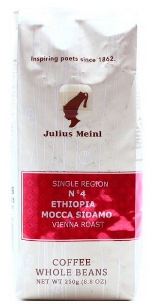 Кофе в зернах Julius Meinl Ethiopia mocca sidamo №4 250 г