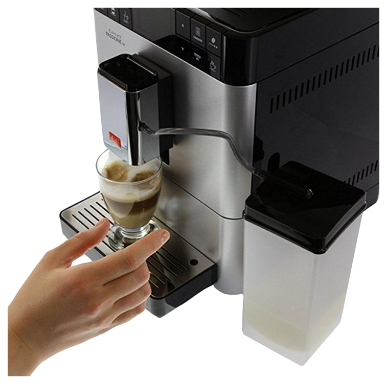 Кофемашина автоматическая Melitta CaffeO F580-100 Серебристый, черный