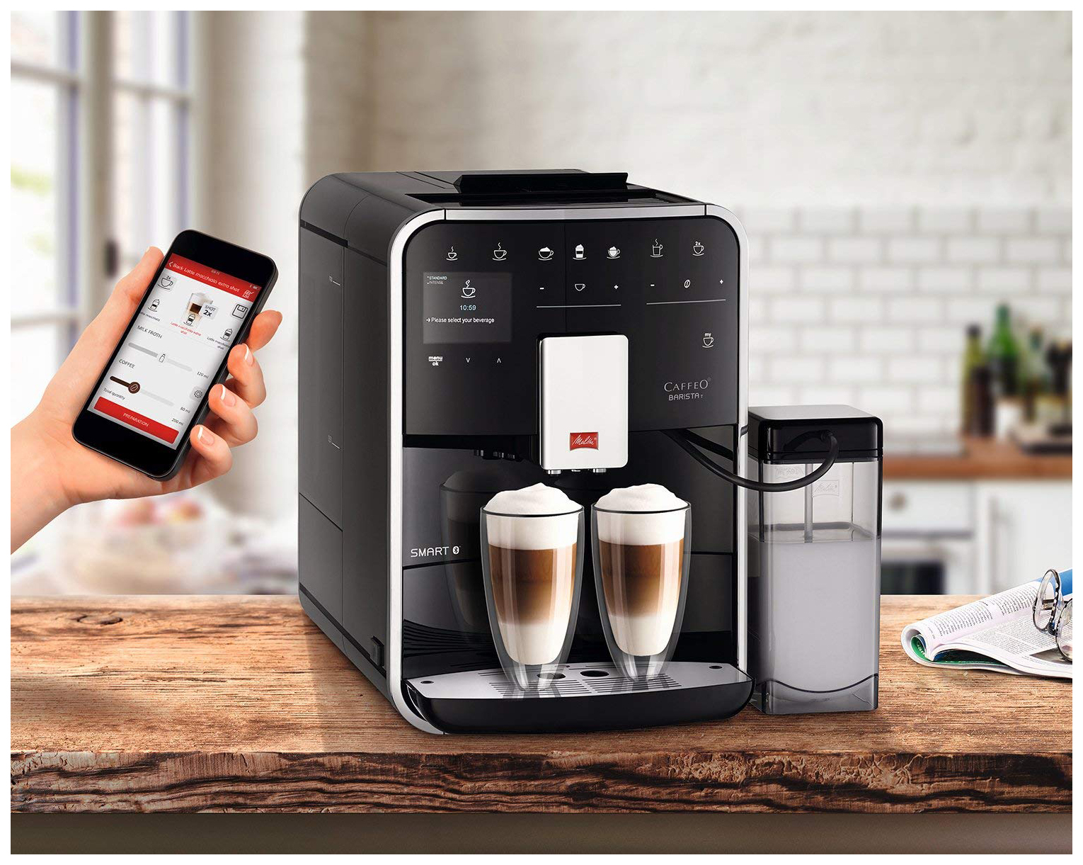 Кофемашина автоматическая Melitta Caffeo Barista T Smart F 830-102