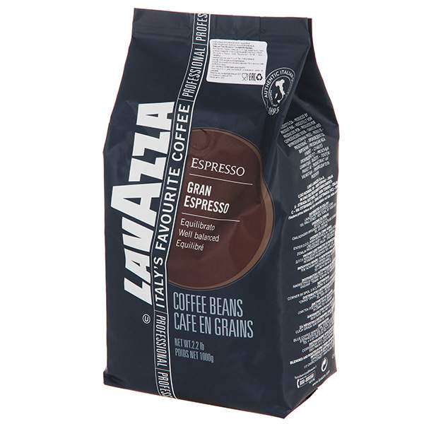 Кофе в зернах Lavazza gran espresso 1000 г