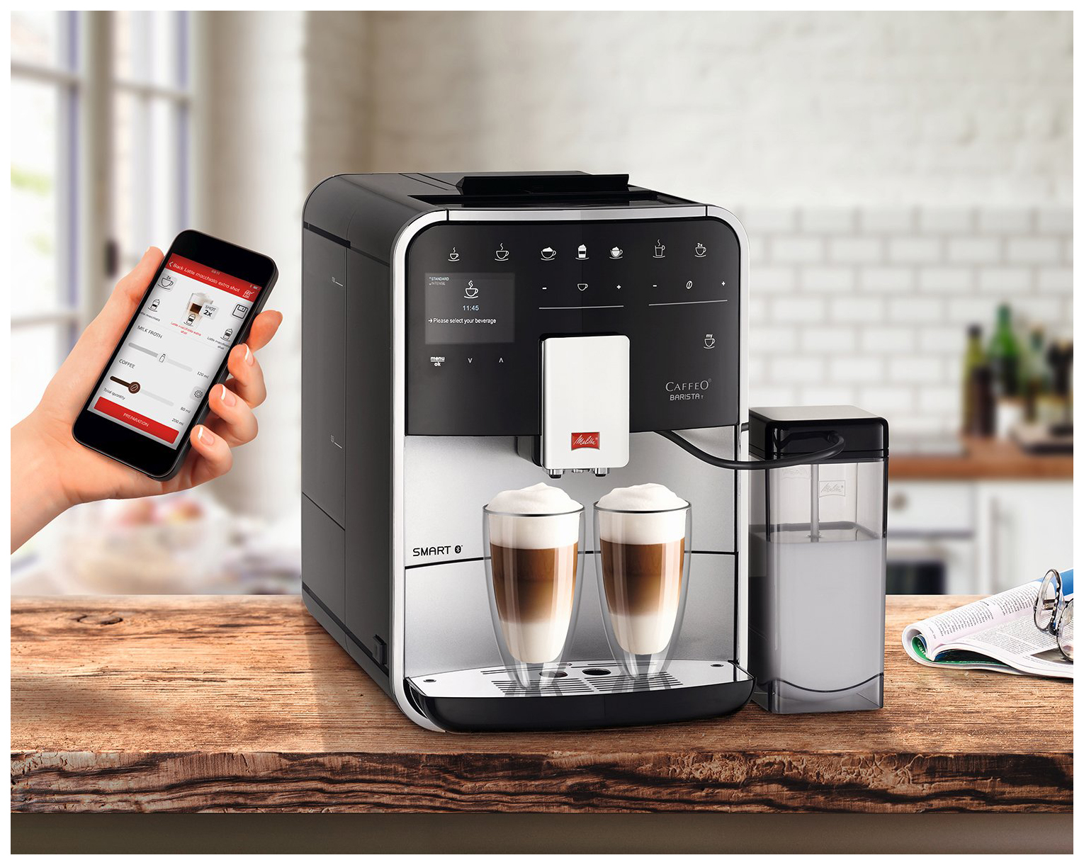 Кофемашина автоматическая Melitta Caffeo Barista T Smart F 830-101