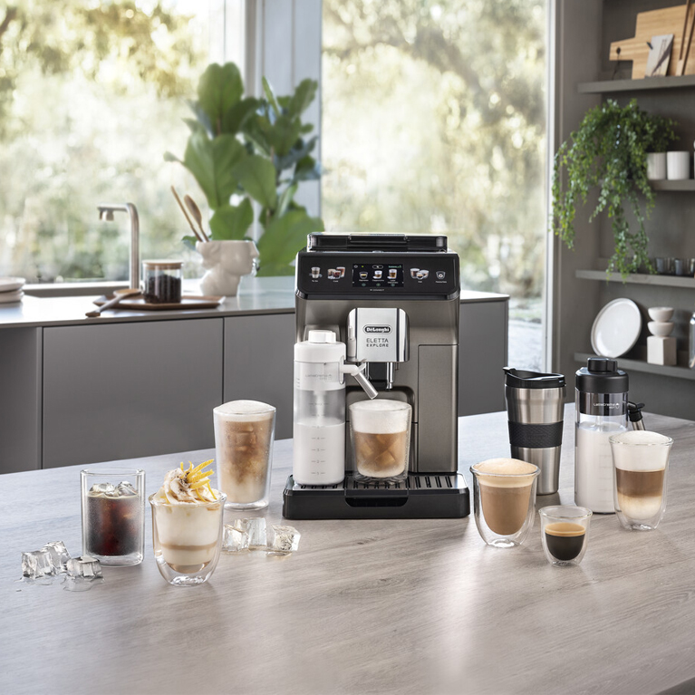 Кофемашина автоматическая DeLonghi ECAM450.76.T Eletta Explore титановый