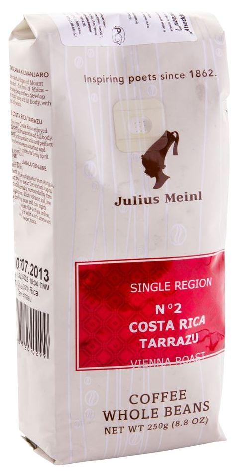 Кофе в зернах Julius Meinl Costa Rica tarrazu №2 250 г