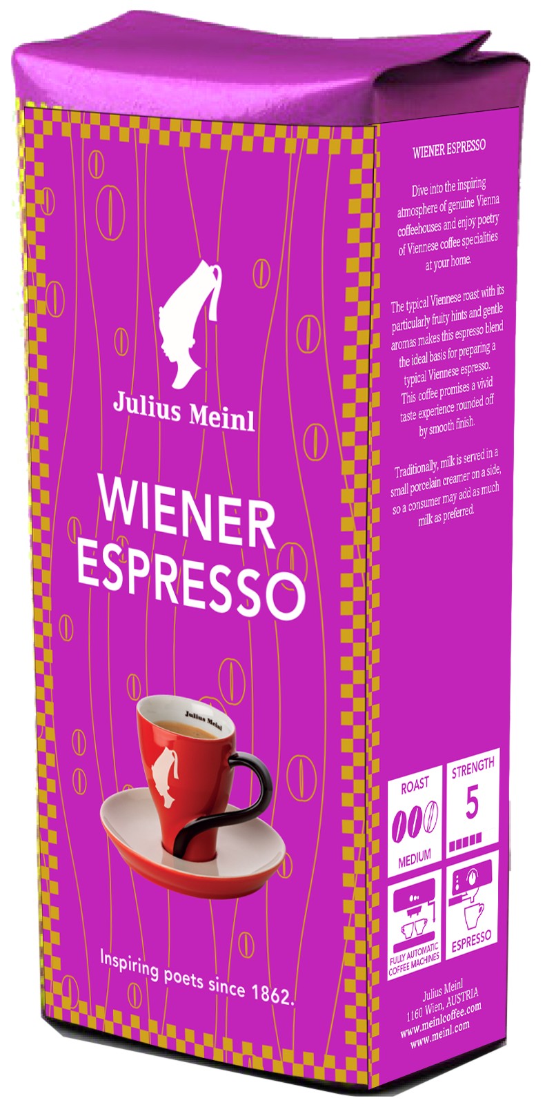 Кофе в зернах Julius Meinl wiener espresso 250 г