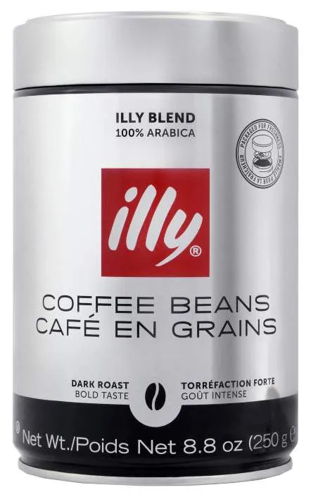 Кофе зерновой ILLY темной обжарки 250 г