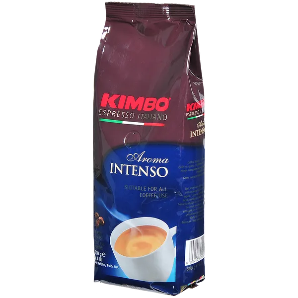 Кофе Kimbo aroma intenso насыщенный зерно 500 г