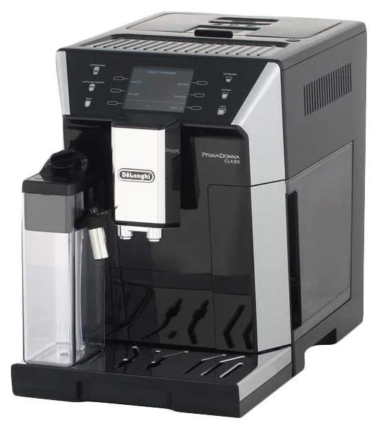 Кофемашина автоматическая DeLonghi PrimaDonna Class ECAM550.55.SB Серебристая, черная