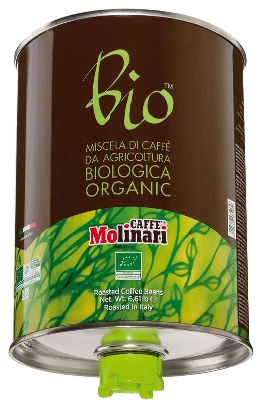 Кофе в зернах Molinari bio organic 3000 г