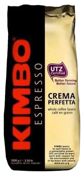 Кофе в зернах Kimbo crema perfetta 1 кг