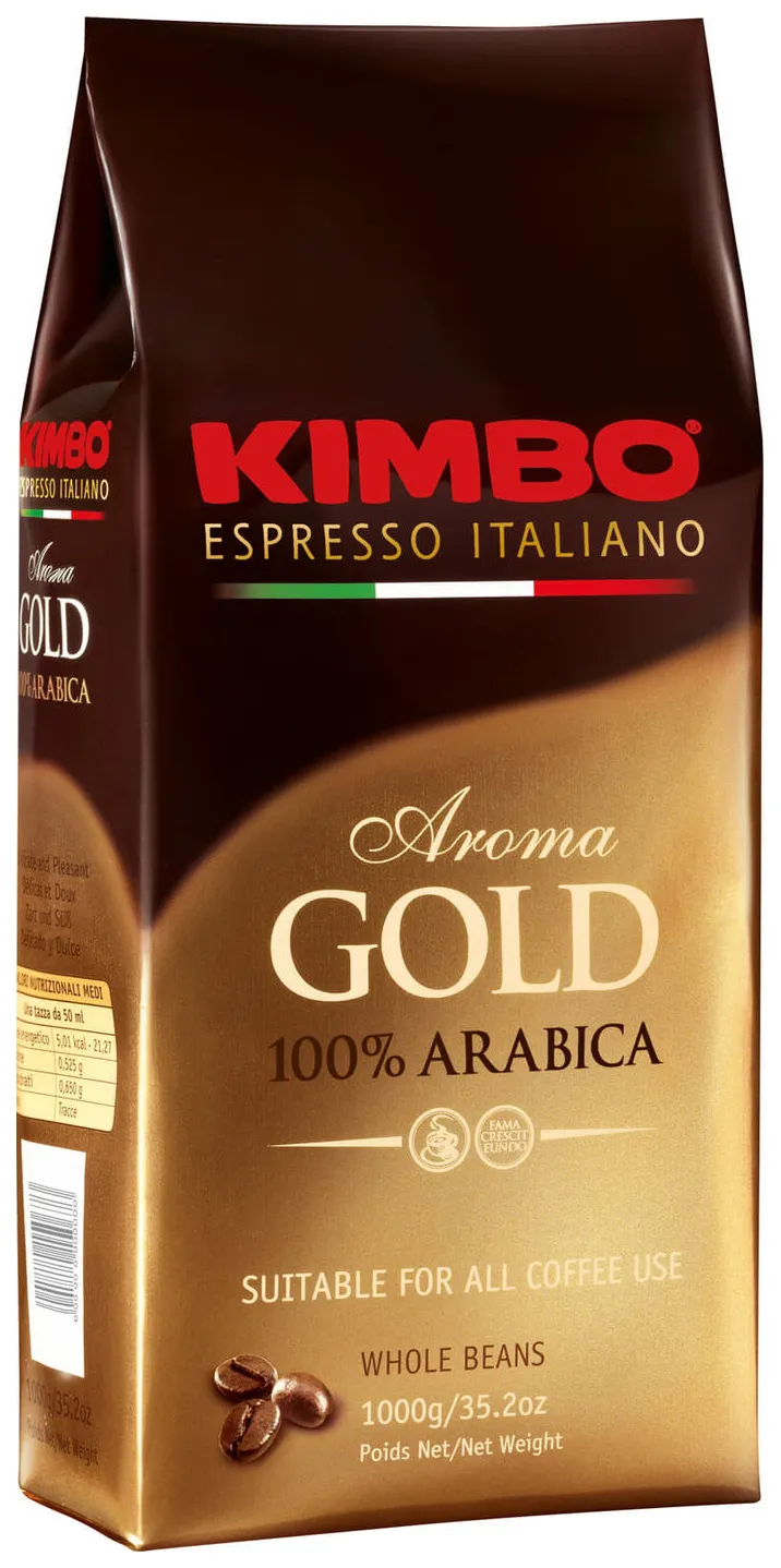Кофе в зернах Kimbo aroma gold 100% arabica 1 кг